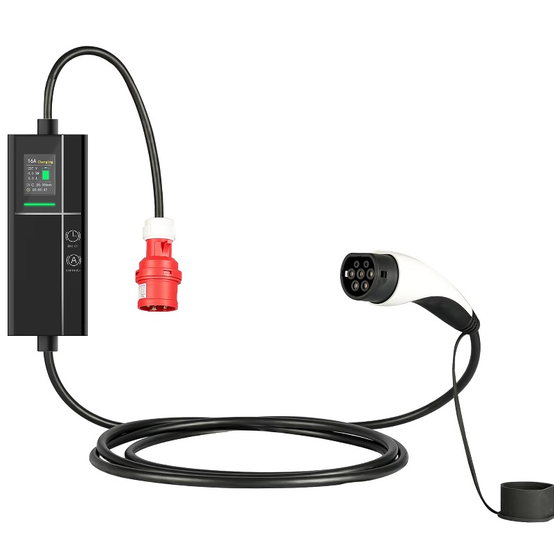 Type 2 Portable Ev Charger 11Kw Cee - 32A 3 Fazlı Ayarlanabilir Taşınabilir EV
