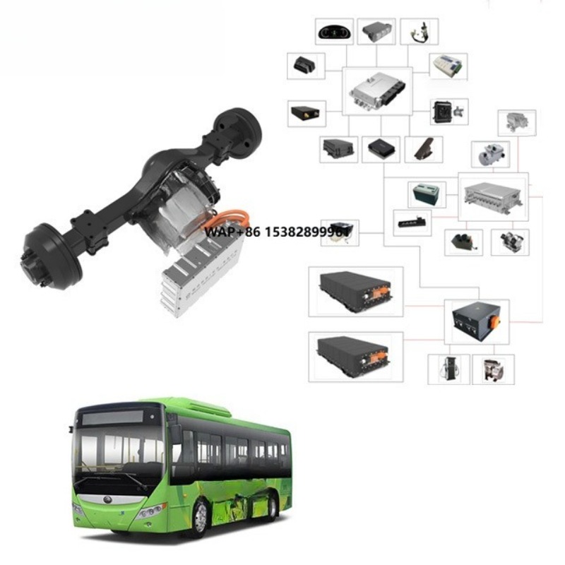 Ev Electric Motor Conversion Kit Car - 123kw Elektrikli Tahrik Aksı 540V EV