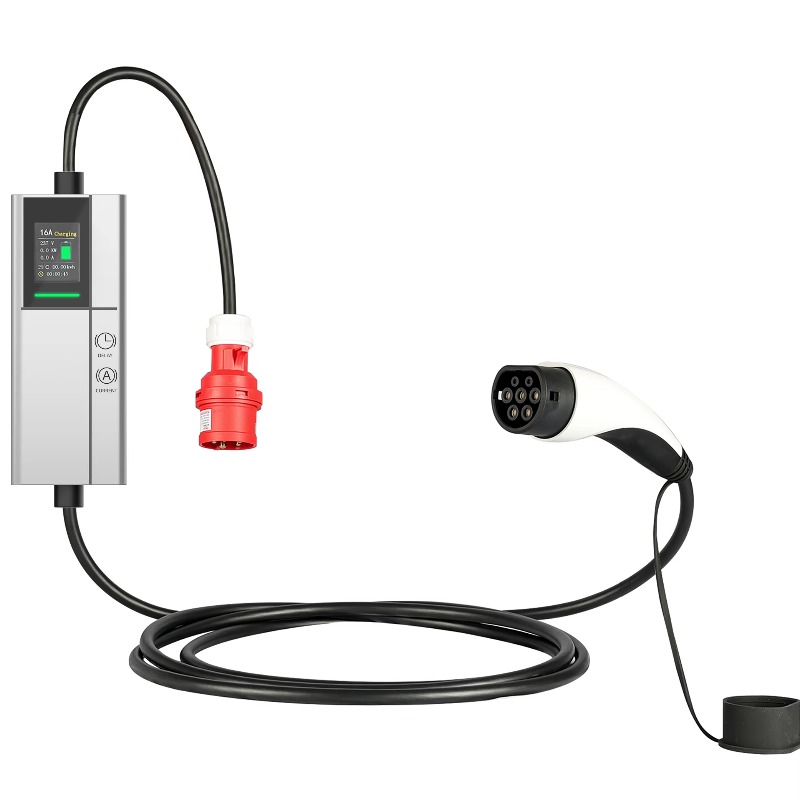 32A 3 Fazlı Ayarlanabilir Taşı - Type 2 Portable Ev Charger 11Kw Cee incelemesi ve fiyatı