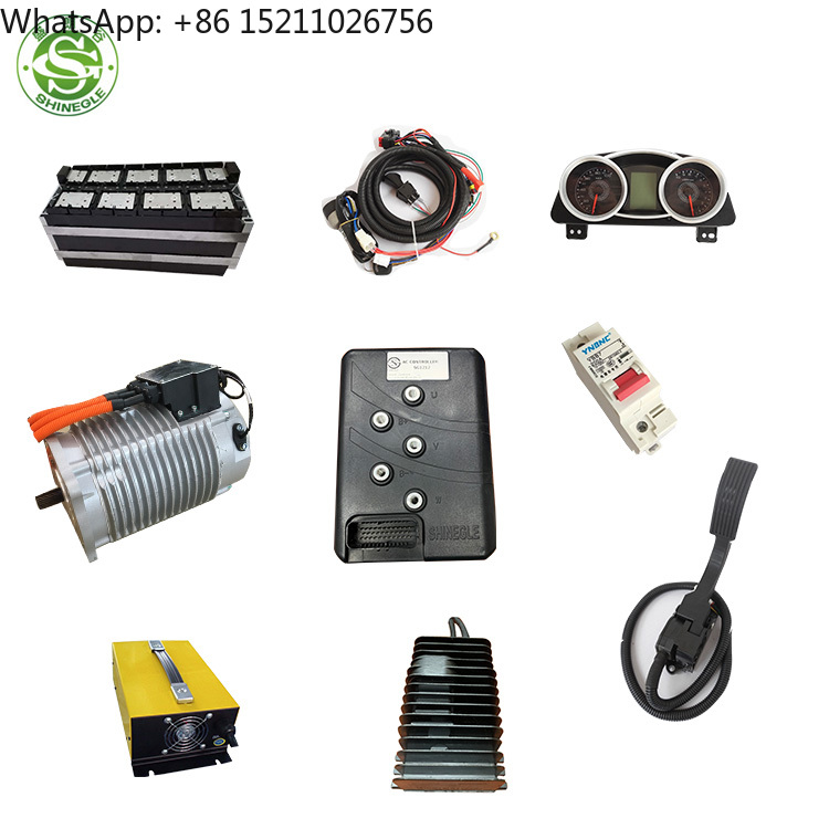 SHINEGLE 15kw 96v AC Motor Kon - Ev Electric Motor Conversion Kit Car incelemesi ve fiyatı